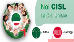 Vantaggi per gli iscritti CISL