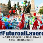 Manifestazione nazionale unitaria di Cgil Cisl Uil a Roma