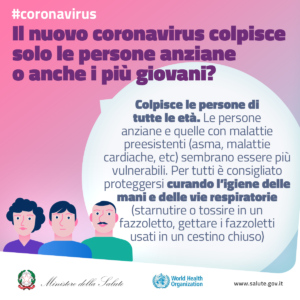 coronavirus chi colpisce