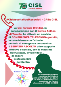 CISL Servizio Ascolto