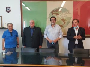 da sx - Paolo Cicerone, Massimo Caliandro, Antonio Castellucci, Nino Falotico