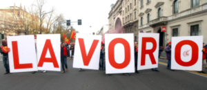 Protesta operai Isola Verde a Taranto