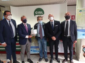 La Premiazione da sx Castellucci, Bellassai, Bosco, Solazzo, Di Conza