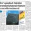 Eni Versalis di Brindisi:avanti col piano di rilancioe nuovi investimenti